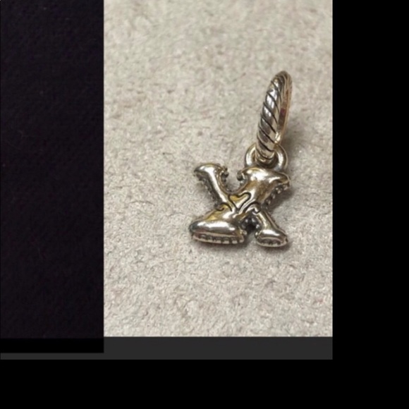 Brighton Jewelry - ❌SOLD❌Brighton initial x charm in silver with gold